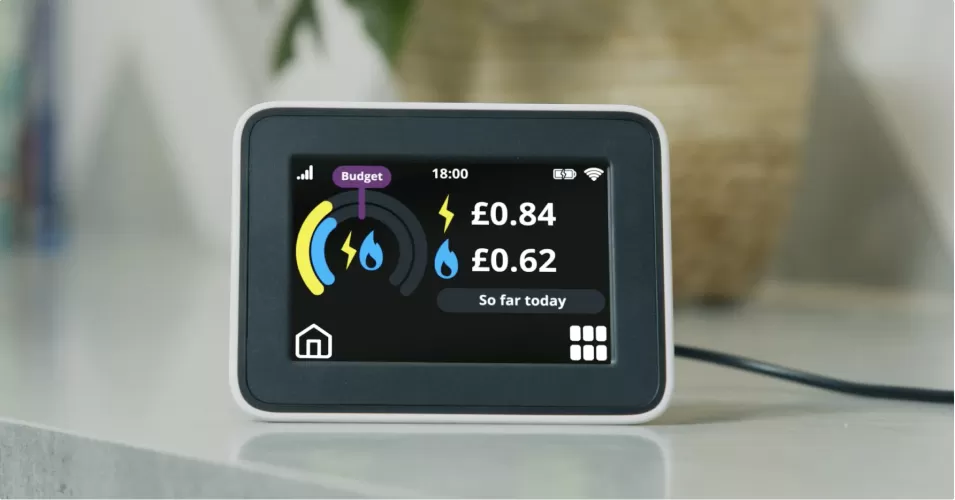 An image showing a smart meter display