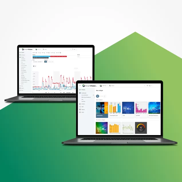 image showing two Laptops showing SmartVision