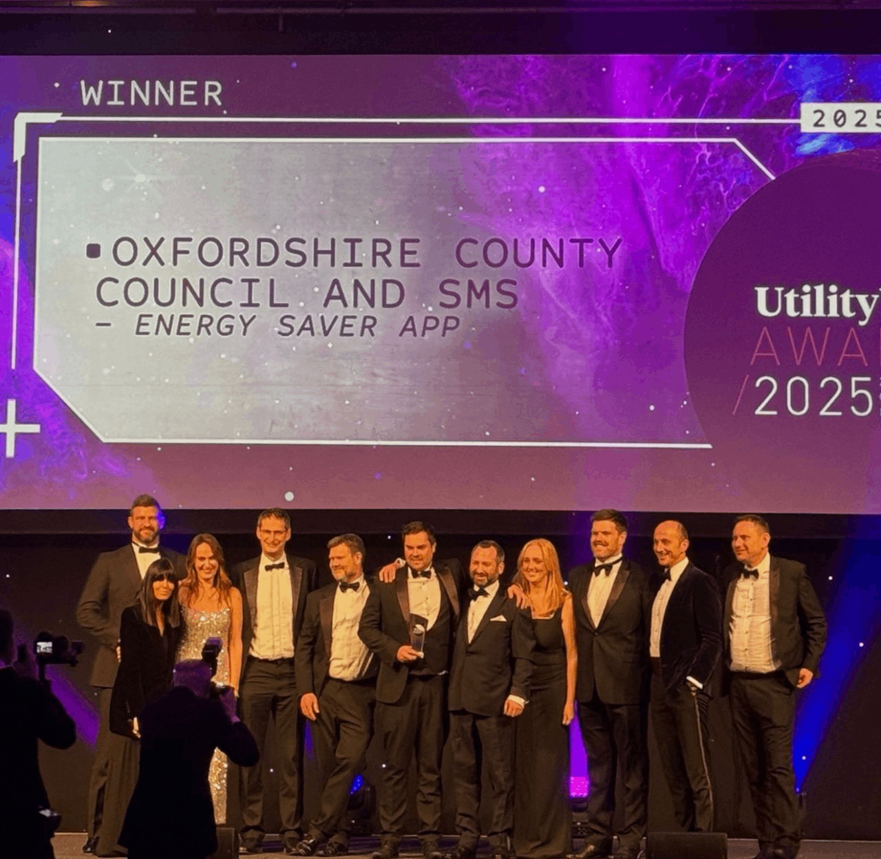 Metis by SMS wins Net Zero Engagement Award at the 2025 Utility Week Awards